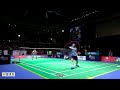 刘国伦的反手高远球动作细节 details of daren liew s backhand high ball movement