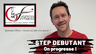 Cours de step débutant (adolescents et adultes) avec Jean-Christophe MADIOT : on progresse N°7 !