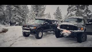 Bowman Lake Snow Run \u0026 Camp [4K]