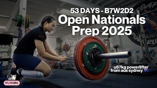 My 2025 Goals \u0026 Some Life Advice | U57kg Powerlifter, Nat's Countdown 🇦🇺