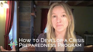 How to Develop a Crisis Preparedness Program