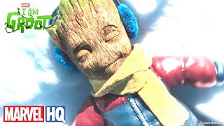 Groot sulla neve | I Am Groot | Marvel HQ Italia