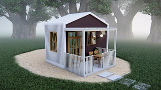 9 ft x 16 ft Tiny House: Live Large in a 3x5 Meter Cube House