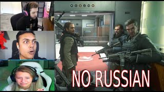 Gamers Reaction to No Russian Modern Warfare 2 Remastered