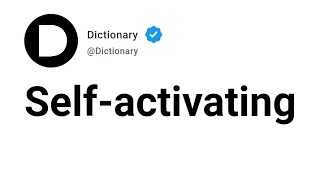 Self-activating Meaning In English