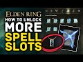 Elden Ring | How to Unlock MORE SPELL SLOTS + 6 Memory Stone Locations