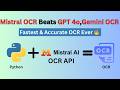 Mistral AI OCR API 🔥 Beats ChatGPT-4o, Azure & Gemini! | Extract Text from Images & PDFs with Python