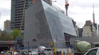 虎ノ門ヒルズ ステーションタワーの建設状況（2023年3月27日）