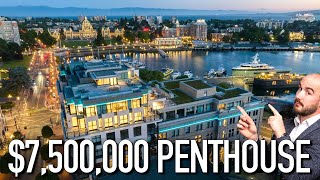 Inside a $7,500,000 Penthouse in Victoria BC’s Inner Harbour!