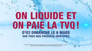 ON LIQUIDE ET ON PAIE LA TVQ - Piscines St-Louis Trois-Rivières