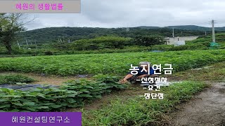 [혜원의 생활법률] 농지연금  자격요건, 신청방법 및 장단점