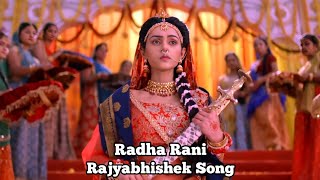 Radhakrishna||Radha Rani Rajyabhishek Song 🤩😍 Radha Rajyabhishek Theme Song🥰