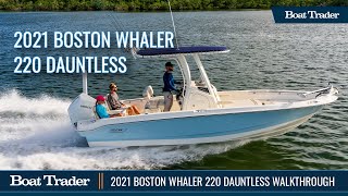 2021 Boston Whaler 220 Dauntless Full Walkthrough Video Review