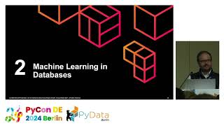 Select ML from Databases [PyCon DE \u0026 PyData Berlin 2024]