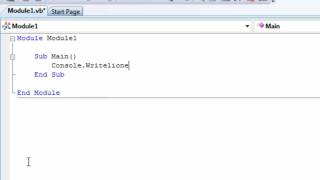 Visual Basics 2008 - Console Application [Voice Tutorial]