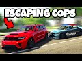 Running From Cops in a INSANE Getaway in GTA 5 RP