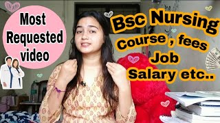Most awaited video 🙋 | Bsc Nursing, fees, course etc.... | Educational video | kanika Bisht | #vlog