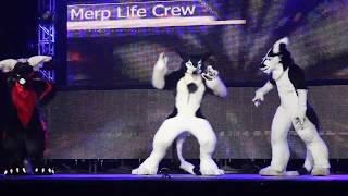 Merp Life Crew - Rinn, Lumen, Night Dragon - BLFC 2017 Fursuit Dance Competition