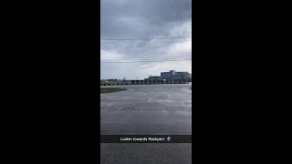 Video of storm clouds facing towards Rockport