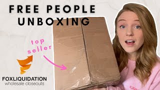 Fox Liquidation Free People Mystery Unboxing! | Liquidation for Beginners
