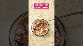 Delicious high protein dessert🍒 #weightloss #dessert #highprotein #highproteindessert #food #recipe