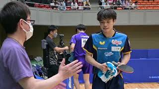 【ハイライト】男子2回戦 宇田幸矢 vs 横谷晟｜卓球 第4回パリ五輪日本代表選考会