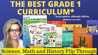 BEST Homeschool Curriculum Flip Through GRADE 1, Review, Eclectic, Christian, Secular Material