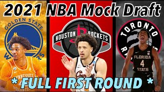 2021 NBA Mock Draft Full First Round I Cade Cunningham, Keon Johnson, Scottie Barnes in a deep class