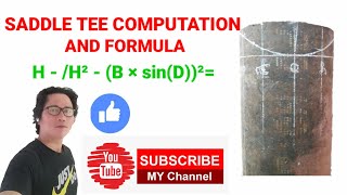 SADDLE TEE LAYOUT AND FORMULA