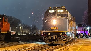 Via #79 (6424) Departing Brantford (LRC Cars) (Horn Salute!) (30 Mins Late!)