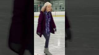 3 year old LOVES ice skating! Progress is so apparent in just a week!