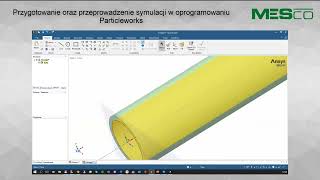 Przygotowanie oraz przeprowadzenie symulacji w oprogramowaniu Particleworks