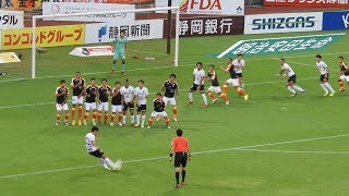 2018年8月19日 清水エスパルスvs浦和レッズ 阿部勇樹の完璧なFK