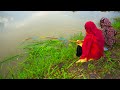 Best Hook Fishing | Traditional Hook Fishing | Hook Fishing in Village by ABTVbd