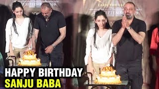 Sanjay Dutt Cuts Birthday Cake With Manisha Koirala & Jackie Shroff | Prasthanam Teaser Launch