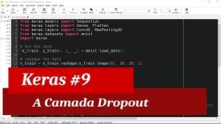 Keras Tutorial 9 - Evitando overfitting com Dropout Layer