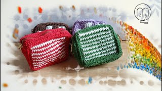 鉤針波浪零錢包 Crochet Coin Purse (中文字幕)