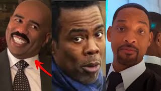 Steve Harvey Reacts To Will Smith & Chris Rock "Slap" Explains Comedian Joked on His Wife