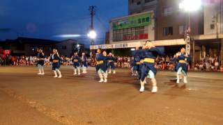 神渡し　新潟総踊り連「風雅」　2017.7.22吉田祭り①