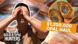 The Opal Whisperers Find LITERALLY The BIGGEST Opal In Outback Opal Hunters' History!