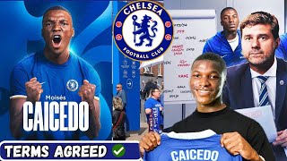 DEAL AGREED☑ Moises Caicedo Agrees ✍️✅To Become Pochettino's First Signing | Chelsea News Now
