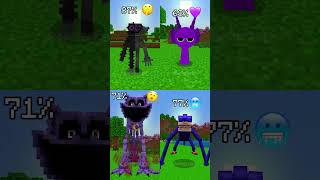 SPRUNKI vs SHIN SONIC vs POPPY PLAYTIME vs GARTEN of BANBAN in MINECRAFT #minecraft