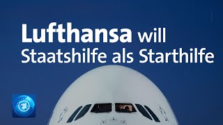 Virtuelle Hauptversammlung der Lufthansa: Der Ruf nach Finanzhilfe