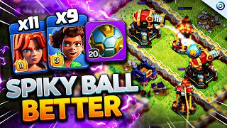 SPIKY BALL makes ROOT RIDER VALK SPAM even BETTER | Best TH16 Attack Strategy Cl