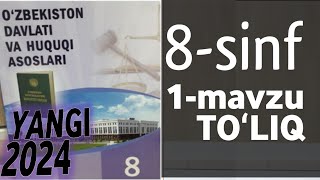 8-sinf HUQUQ 1-mavzu toʻliq #huquq #8sinf #huquq_0dan