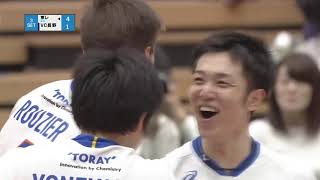 【Vリーグ公式】2019/11/03ハイライト #東レアローズ vs #VC長野トライデンツ