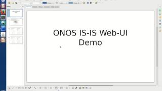 ONOS-IS-IS WEB UI DEMO