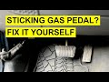 Fix Sticky /Hard To Push Pedal - Simple DIY