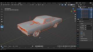 Separating 3D File Car Body Panels In Blender - Part 3