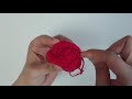 코바늘 초보 왕쉬운 장미뜨개 어버이날에 시들지 않는 장미를 선물해보세요~ crochet rose